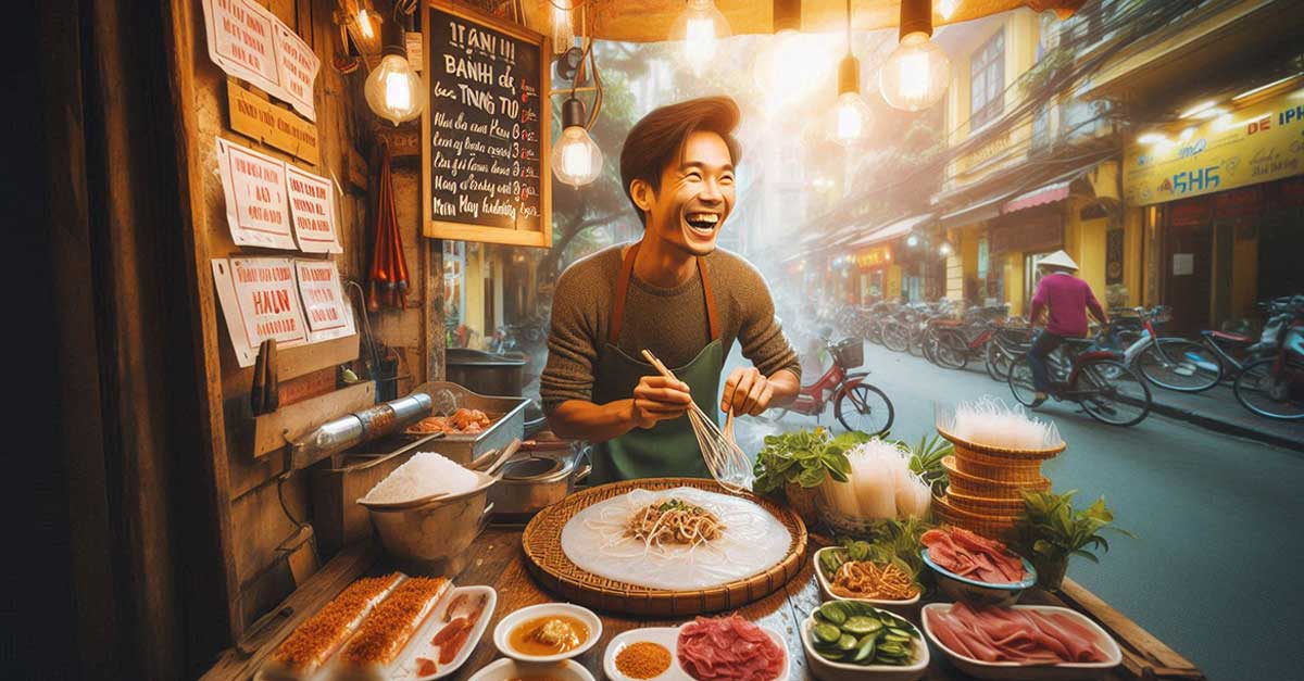 Cung cấp nguyên liệu bánh tráng trộn tại Hà Nội